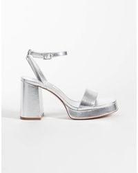 Mango - Teen Platform Block Heeled Sandal - Lyst