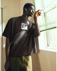 Bershka - Short Sleeve Eminem Boxy Oversized T-shirt - Lyst