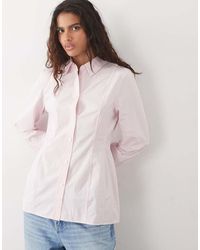 ARKET - Overhemd Van Poplin Met Lange Mouwen En Knoopsluiting - Lyst