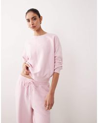Abercrombie & Fitch - Ypb Crewneck Terry Sweatshirt Co-Ord - Lyst