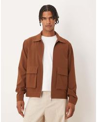 Brave Soul - Patch Pocket Harrington Jacket - Lyst
