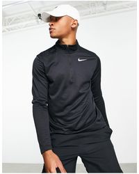 Nike - – pacer – es sweatshirt mit kurzem reißverschluss - Lyst