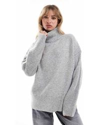 New Look - Maglione Oversize A Collo Alto - Lyst