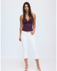 Stradivarius - Corsetry-inspired Top - Lyst