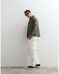 AllSaints - Garrison Zip Up Leather Jacket - Lyst