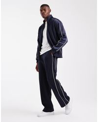 New Look - Tricot Tracksuit joggers - Lyst