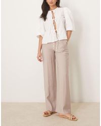 Abercrombie & Fitch - High Rise Loose Trousers - Lyst