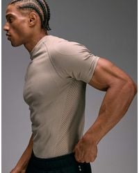 4505 - Seamless Physique Defining Muscle Fit Compression Base Layer T-shirt - Lyst