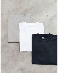 Hollister - 3 Pack Boxy Heavyweight T-Shirt - Lyst