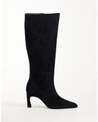 Nobody's Child - Real Leather Pointed Toe Heeled Knee High Boot - Lyst