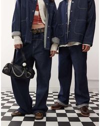 Reclaimed (vintage) - Western Jeans Met Rechte Pijpen - Lyst