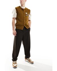 New Look - Pantalon élégant à pinces - foncé - Lyst