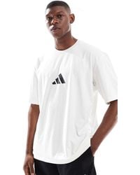 adidas Originals - Adidas Originals Z.N.E. Loose-Fit Tee - Lyst
