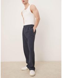 ASOS - Smart Co-ord Straight Leg Trousers - Lyst