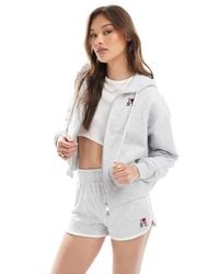 Cotton On - Cotton On Classic Fleece Cropped Zip Through Hoodie - Lyst