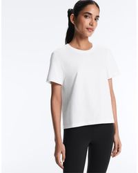Oysho - Regular Fit Cotton Blend Short Sleeve T-shirt - Lyst