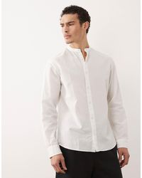 Jack & Jones - – hemd aus leinenmix - Lyst