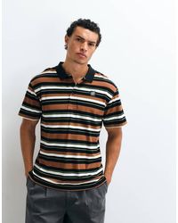 Santa Cruz - Felix Stripe Short Sleeve Polo Shirt - Lyst