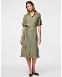 Pieces - Shirt Dress - Lyst