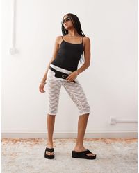 Collusion - Lace Skirt Over Capris - Lyst
