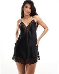 Ann Summers - Adoration Chemise With Lace Detail - Lyst