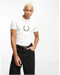 Fred Perry - T-shirt avec motif couronne - Lyst