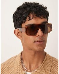 ASOS - Chunky Aviator Sunglasses - Lyst