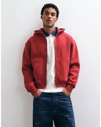 ASOS - Relaxed Boxy Zip Through Hoodie - Lyst