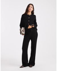ASOS - Fluffy Rib Knit Pants - Lyst