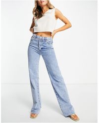 Vaqueros de pernera recta Mango de mujer: hasta el 50 % de descuento | Lyst