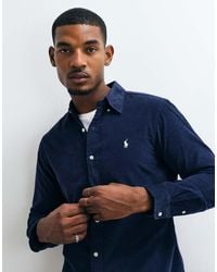 Polo Ralph Lauren - Icon Logo Slim Fit Corduroy Oxford Shirt - Lyst