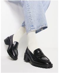 & Other Stories - Leather Chunky Sole Loafer Shoes - Lyst