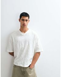 ASOS - Boxy Oversized T-shirt With V Neck - Lyst