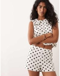 Miss Selfridge - Soft Rib Short - Lyst