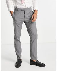 River Island - Skinny Suit Trousers - Lyst