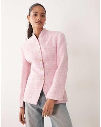 Miss Selfridge - Collarless Blazer - Lyst