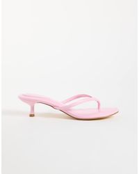 SEQWL - Capri Heeled Thong Sandal - Lyst