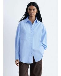 & Other Stories - Oversized Pure Cotton Shirt With Pocket - Lyst