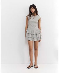 Pull&Bear - – kurzes, kariertes kleid - Lyst