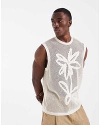 ASOS - Knitted Relaxed Vest - Lyst