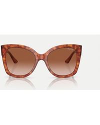 Vogue - Eyewear Rectangle Sunglasses With Lens - Lyst