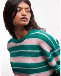 Susmie's - Long Sleeve Fuzzy Knit Jumper - Lyst