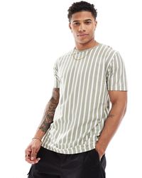 Brave Soul - Verticle Stripe T-shirt - Lyst