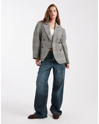 ASOS - Americana De Sastre A Con Doble Botonadura Y Mangas Cocoon De - Lyst