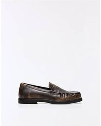 Bershka - Brushed Loafers - Lyst
