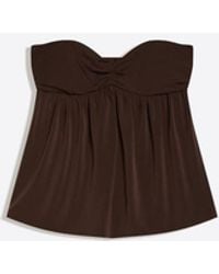 Bershka - Bandeau Top With Knot Detail At The Back - Lyst