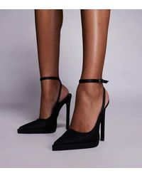 SIMMI - Simmi London Wide Fit Landen Heeled Tie Leg Shoes - Lyst