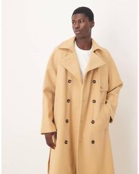 ASOS - Oversized Wool Look Overcoat - Lyst