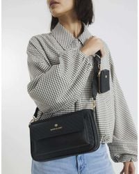 River Island - Ri Monogram Utility Cross Body Bag - Lyst