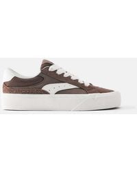 Pull&Bear - Stwd Leather Trainers - Lyst